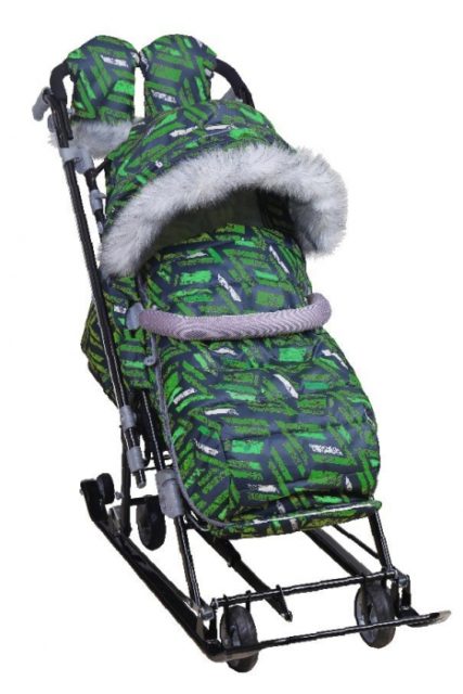 Коляска комби Ника Детям 7-8SК/2 СПОРТИВНЫЙ ЗЕЛЕНЫЙ ( уп. 1 шт.)