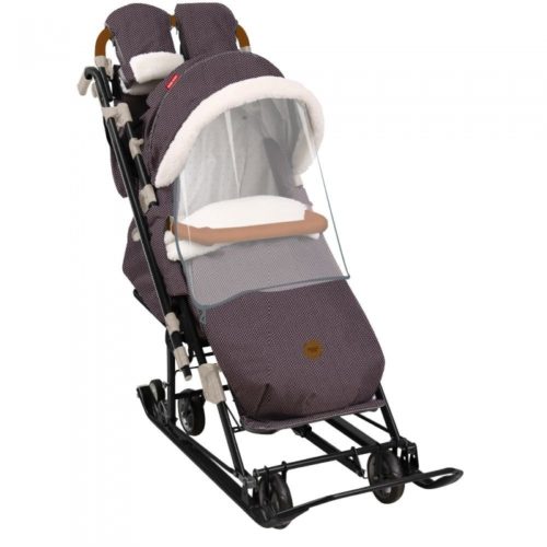 Коляска комби Ника Детям 7-8К/2 ЕЛОЧКА КОРИЧНЕВЫЙ ( уп. 1 шт.)