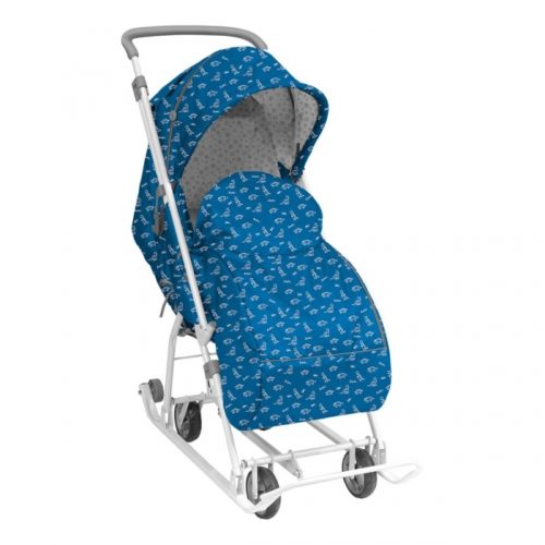 Коляска комби Ника Наши Детки3-1К/Д  ДИНОЗАВРИКИ