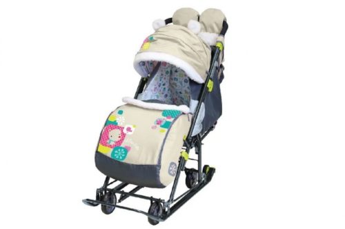 Коляска комби Ника Наши Детки6/7 БЕЖЕВЫЙ