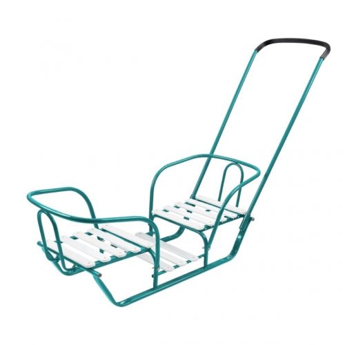 Санки-ДВОЙНЯШКИ детские Тимка АКВАМАРИН