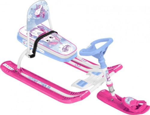 Снегокат Тимка СПОРТ 4-1 (ЕДИНОРОГ) СО СПИНКОЙ (упак. 1 шт.)