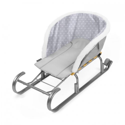 Матрасик для санок НИКА СС2-3/С УНИВЕРСАЛ мех. окантовка без чехла для ног (упак. 15 шт.) СЕРДЕЧКИ