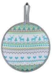 Ледянка НИКА мягкая диаметр 450 мм ПРИНТ (ТЕНТ + ТКАНЬ ОКСФОРД) (упак. 10 шт.) ЗИМА ФИСТАШКОВЫЙ