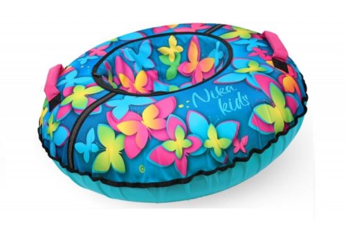 Тюбинг НИКА, ТБ8К, 085 см.(Чехол 930 мм.) БАБОЧКИ 3D с камерой, инд.упаковка