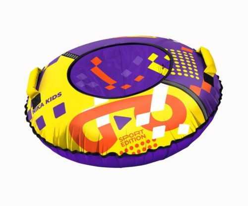 Тюбинг НИКА, ТБ8К, 095 см.(Чехол 1050 мм.) ГРАФИЧЕСКИЙ ФИОЛЕТОВЫЙ с камерой, инд.упаковка