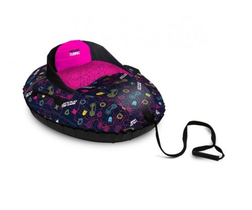 Тюбинг НИКА, ТБМ1, 078х94 см ОВАЛЬНЫЙ (Чехол 850х1037 мм.) ГЕЙМЕРСКИЙ с камерой, инд.упаковка