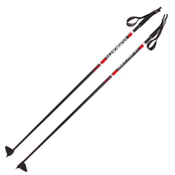 Палки VUOKATTI 155 Black/Red 100% стекловолокно