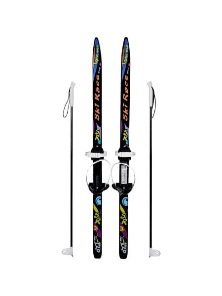 Лыжи подростковые SKI RACE с палками